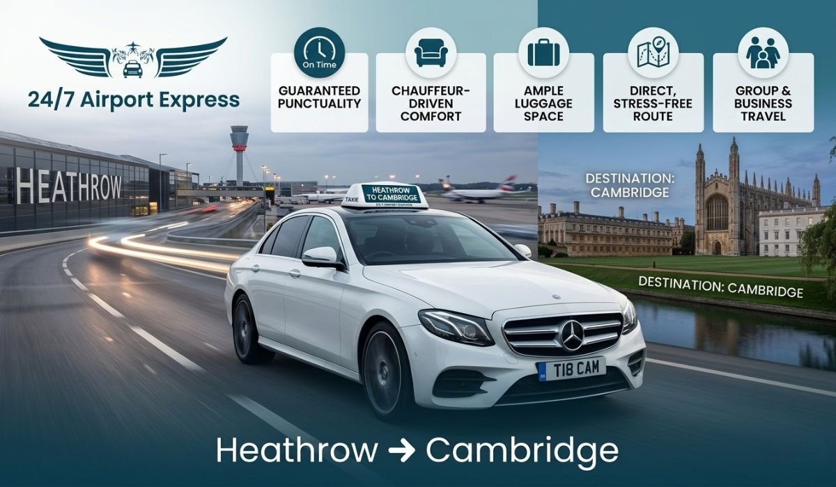 5 Reasons to Book a Private Taxi from Heathrow to Cambridge