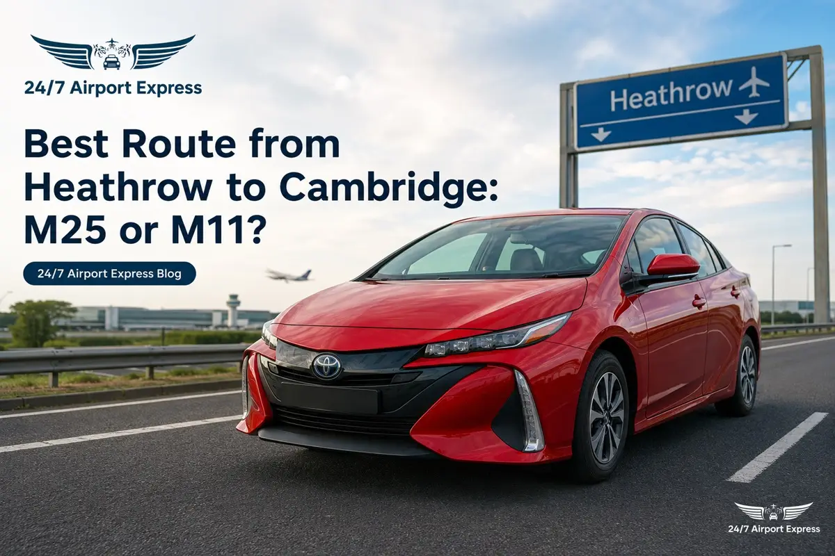 Best Route from Heathrow to Cambridge: M25 or M11?