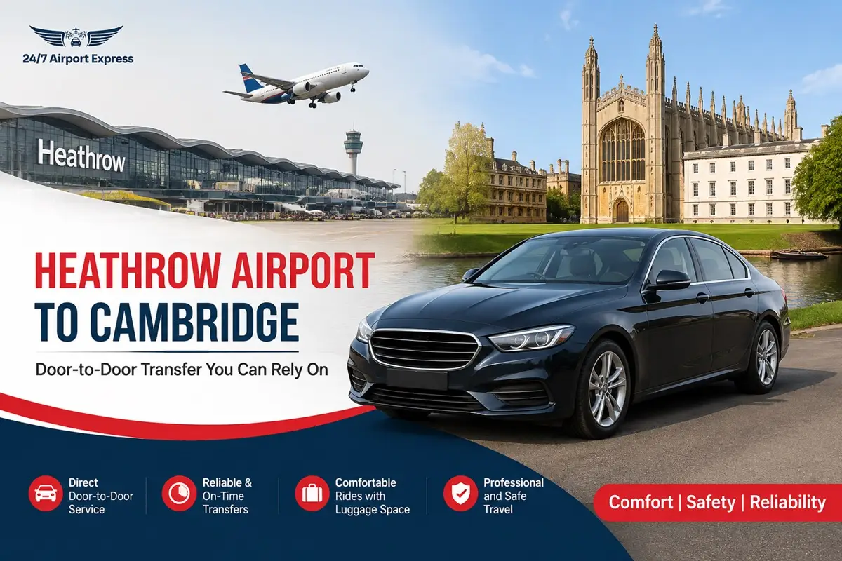 Heathrow Airport to Cambridge: Complete Door-to-Door Transfer Guide for Travellers